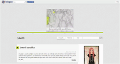 Desktop Screenshot of cute00.blogcu.com