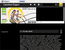 Tablet Screenshot of carolisolabella.blogcu.com