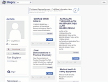 Tablet Screenshot of dantelle.blogcu.com