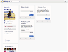 Tablet Screenshot of davamiz.blogcu.com