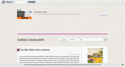 Desktop Screenshot of kurdelenakislarim.blogcu.com