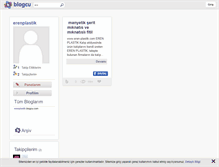 Tablet Screenshot of erenplastik.blogcu.com