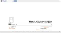 Desktop Screenshot of hayalgozlumaysem.blogcu.com