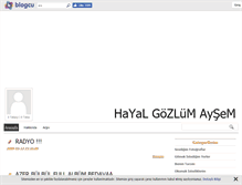 Tablet Screenshot of hayalgozlumaysem.blogcu.com