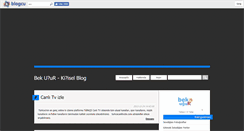 Desktop Screenshot of bekugur.blogcu.com