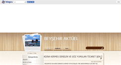 Desktop Screenshot of beysehiraktuel.blogcu.com