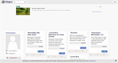 Desktop Screenshot of manisaspor.blogcu.com
