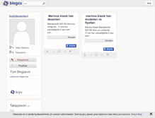 Tablet Screenshot of halidesenleri.blogcu.com