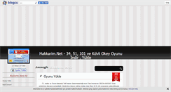 Desktop Screenshot of hakkarimokey.blogcu.com