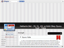 Tablet Screenshot of hakkarimokey.blogcu.com