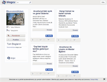 Tablet Screenshot of ekonomistadam.blogcu.com