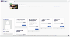 Desktop Screenshot of origamiturk.blogcu.com