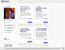 Tablet Screenshot of medyalink.blogcu.com