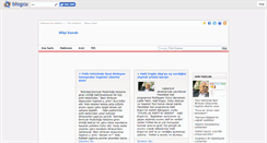Desktop Screenshot of bilgikanali.blogcu.com