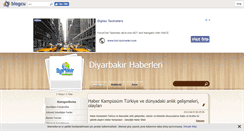 Desktop Screenshot of diyarbakirhaberleri.blogcu.com