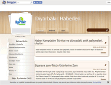 Tablet Screenshot of diyarbakirhaberleri.blogcu.com