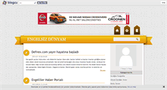 Desktop Screenshot of engelsizdunyam.blogcu.com