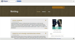 Desktop Screenshot of fikirblog.blogcu.com