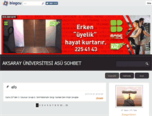 Tablet Screenshot of aksarayuniversitesisohbet.blogcu.com