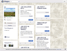 Tablet Screenshot of lek.blogcu.com