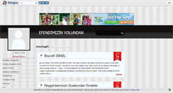 Desktop Screenshot of efendimizinyolundan.blogcu.com