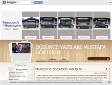 Tablet Screenshot of mgoktekin.blogcu.com