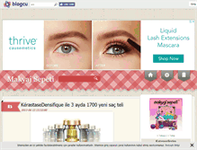 Tablet Screenshot of makyajsepeti.blogcu.com
