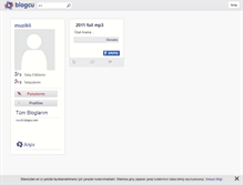 Tablet Screenshot of muzikli.blogcu.com