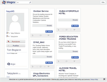 Tablet Screenshot of hayal45.blogcu.com