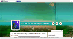 Desktop Screenshot of hakyoluislam.blogcu.com