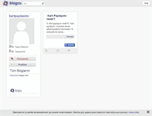 Tablet Screenshot of kartpaylasimi.blogcu.com