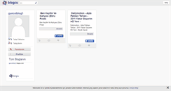Desktop Screenshot of guncelblog1.blogcu.com