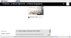 Desktop Screenshot of efatura.blogcu.com