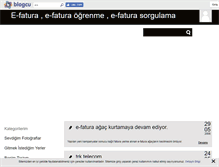 Tablet Screenshot of efatura.blogcu.com