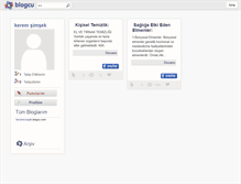 Tablet Screenshot of dersimizsaglik.blogcu.com