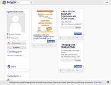 Tablet Screenshot of egitimdokuman.blogcu.com