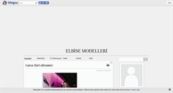 Desktop Screenshot of elbiselerim.blogcu.com