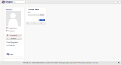 Desktop Screenshot of kazakci.blogcu.com