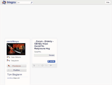 Tablet Screenshot of cevizlikoyu.blogcu.com