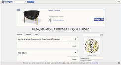 Desktop Screenshot of gencmumineforum.blogcu.com