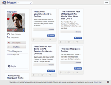 Tablet Screenshot of mapquest.blogcu.com