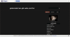 Desktop Screenshot of gozlerindesakla.blogcu.com