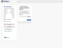 Tablet Screenshot of dersimbenim.blogcu.com