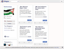 Tablet Screenshot of filistinmedya.blogcu.com