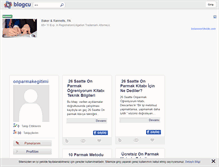 Tablet Screenshot of onparmakegitimi.blogcu.com
