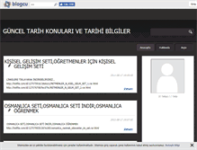 Tablet Screenshot of gunceltarih.blogcu.com