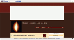 Desktop Screenshot of ebedisevgiliyedogru.blogcu.com