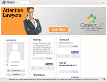 Tablet Screenshot of pinkgang.blogcu.com