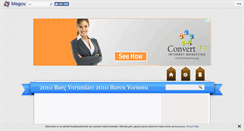 Desktop Screenshot of 2009burcyorumlari.blogcu.com