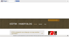 Desktop Screenshot of hpamuk.blogcu.com